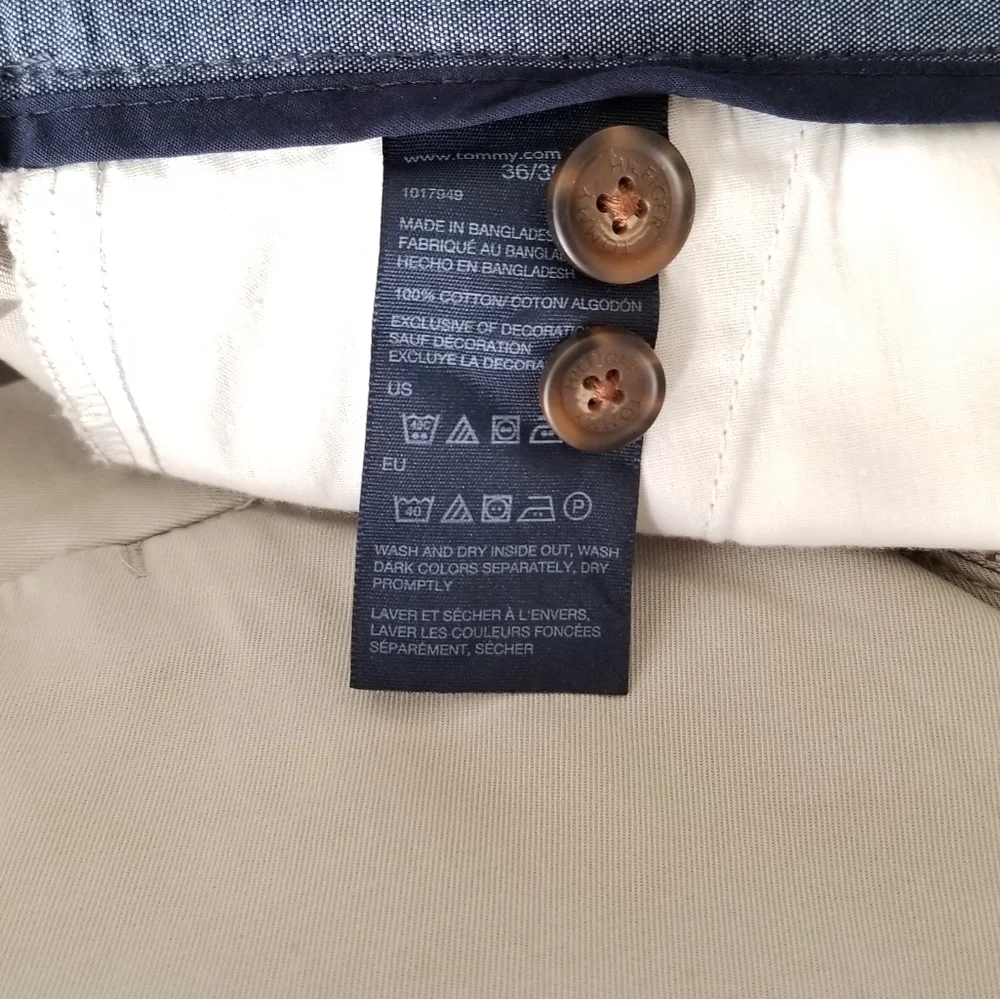 Tommy Hilfiger Mens Pants Gray Size 36/30 - Picture 7 of 9